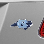 North Carolina Tar Heels Team State Aluminum Embossed Emblem, 60878