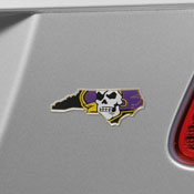 East Carolina Pirates Team State Aluminum Embossed Emblem, 60893