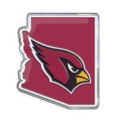 Arizona Cardinals Team State Aluminum Embossed Emblem, 60895