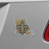 New Orleans Saints Team State Aluminum Embossed Emblem, 60901