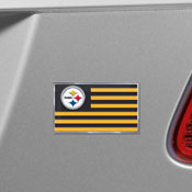 Pittsburgh Steelers State Flag Aluminum Embossed Emblem, 60918