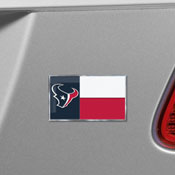 Houston Texans State Flag Aluminum Embossed Emblem, 60919