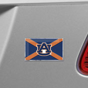 Auburn Tigers State Flag Aluminum Embossed Emblem, 60921