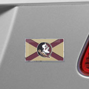 Florida State Seminoles State Flag Aluminum Embossed Emblem, 60926