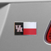 Houston Cougars State Flag Aluminum Embossed Emblem, 60928