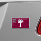 South Carolina Gamecocks State Flag Aluminum Embossed Emblem, 60933