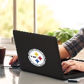 NFL - Pittsburgh Steelers Matte Decal 5 x 6.25 - "Steelers" Logo, 61236