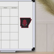 Arkansas Razorbacks Team State Shape Decal Sticker, 61323