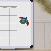 Florida Gators Team State Shape Decal Sticker, 61325