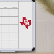 Houston Cougars Team State Shape Decal Sticker, 61328