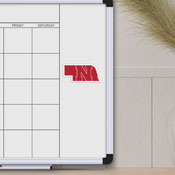 Nebraska Cornhuskers Team State Shape Decal Sticker, 61343