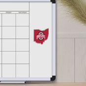 Ohio State Buckeyes Team State Shape Decal Sticker, 61346