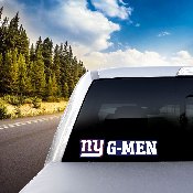 New York Giants 2 Piece Team Slogan Decal Sticker Set, 61387