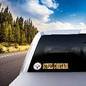Pittsburgh Steelers 2 Piece Team Slogan Decal Sticker Set, 61391