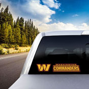 Washington Commanders Commanders 2 Piece Team Slogan Decal Sticker Set, 61398