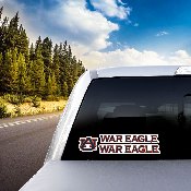 Auburn Tigers 2 Piece Team Slogan Decal Sticker Set, 61401
