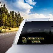 Baylor Bears 2 Piece Team Slogan Decal Sticker Set, 61402