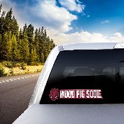 Arkansas Razorbacks 2 Piece Team Slogan Decal Sticker Set, 61403
