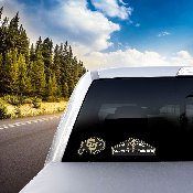 Colorado Buffaloes 2 Piece Team Slogan Decal Sticker Set, 61405