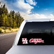 Houston Cougars 2 Piece Team Slogan Decal Sticker Set, 61409