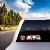 Louisiana-Lafayette Ragin' Cajuns 2 Piece Team Slogan Decal Sticker Set, 61414