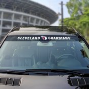 Cleveland Guardians Sun Stripe Windshield Decal 3.25 in. x 34 in., 61446