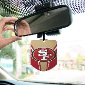 San Francisco 49ers 2 Pack Air Freshener, 61585