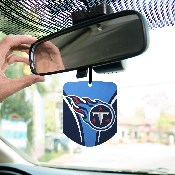 NFL - Tennessee Titans Air Freshener 2-pk 2.75 x 3.5 - Titans Primary Logo, 61589