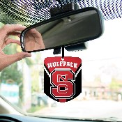 North Carolina State University Air Freshener 2-pk 2.75 x 3.5 - 
