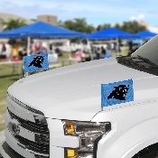 Carolina Panthers Ambassador Car Flags - 2 Pack Mini Auto Flags, 4in X 6in, 61860