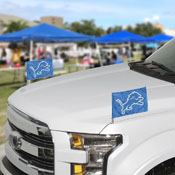 Detroit Lions Ambassador Car Flags - 2 Pack Mini Auto Flags, 4in X 6in, 61866