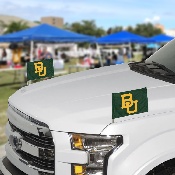 Baylor Bears Ambassador Car Flags - 2 Pack Mini Auto Flags, 4in X 6in, 61895