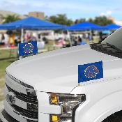 Boise State Broncos Ambassador Car Flags - 2 Pack Mini Auto Flags, 4in X 6in, 61896