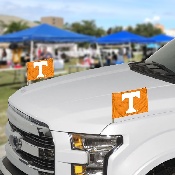 Tennessee Volunteers Ambassador Car Flags - 2 Pack Mini Auto Flags, 4in X 6in, 61929