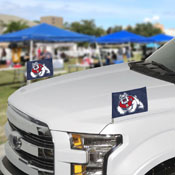 Fresno State Bulldogs Ambassador Car Flags - 2 Pack Mini Auto Flags, 4in X 6in, 61939