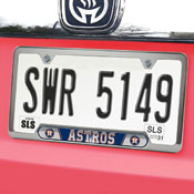 Houston Astros Embossed License Plate Frame, 6.25in x 12.25in, 61941