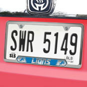 Detroit Lions Embossed License Plate Frame, 6.25in x 12.25in, 61952