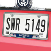 New England Patriots Embossed License Plate Frame, 6.25in x 12.25in, 61959