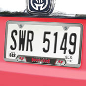 NFL - Tampa Bay Buccaneers Embossed License Plate Frame 12.25 x 6.25 - Primary Logo and Wordmark, 61969
