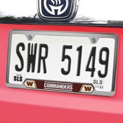 Washington Commanders Embossed License Plate Frame, 6.25in x 12.25in, 61971