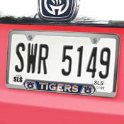 Auburn Tigers Embossed License Plate Frame, 6.25in x 12.25in, 61974