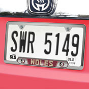 Florida State Seminoles Embossed License Plate Frame, 6.25in x 12.25in, 61979