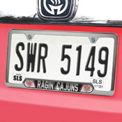 Louisiana-Lafayette Ragin' Cajuns Embossed License Plate Frame, 6.25in x 12.25in, 61983