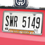 Tennessee Volunteers Embossed License Plate Frame, 6.25in x 12.25in, 61993