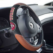San Francisco 49ers Football Grip Steering Wheel Cover 15