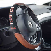Texas Tech Red Raiders Football Grip Steering Wheel Cover 15