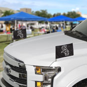Chicago White Sox Ambassador Car Flags - 2 Pack Mini Auto Flags, 4in X 6in, 63308
