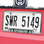 Michigan State Spartans Embossed License Plate Frame, 6.25in x 12.25in, 63364