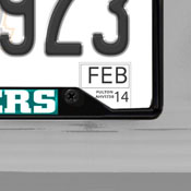 Arizona Wildcats Metal License Plate Frame Black Finish, 31243