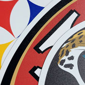 Jacksonville Jaguars Large Team Logo Magnet 10" (8.9645"x6.6677"), 32367